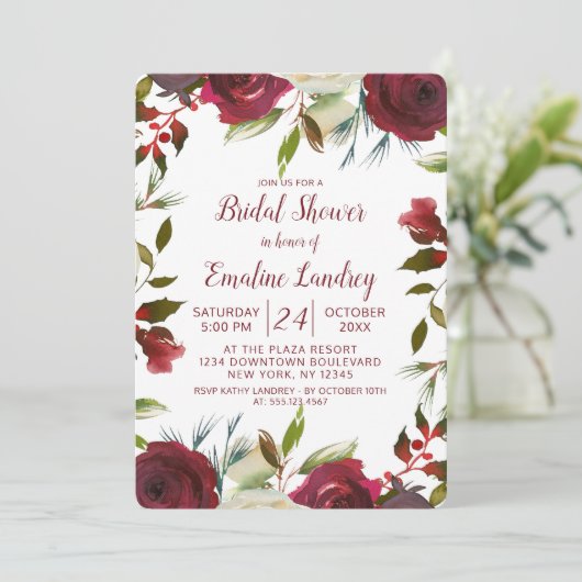 Mistletoe Manor Winter Bruiloft Vrijgezellenfeest Kaart (Staand voorkant)