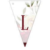 Mistletoe Manor Winter Chic Love is Sweet Wedding Vlaggetjes (Tweede vlag)