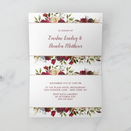 Mistletoe Manor Winter Couple's bruiloft douche (Binnen)