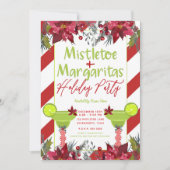 Mistletoe & Margaritas Kerstfeest Fiesta Kaart (Voorkant)