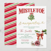Mistletoe & Margaritas Winter Holiday Fiesta Party Kaart (Voorkant / Achterkant)