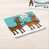 MISTLETOE MATT FUNNY CHRISTMAS ONDERZETTER (Schuin)