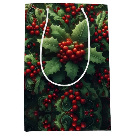 Mistletoe Medium Cadeauzakje (Voorkant)