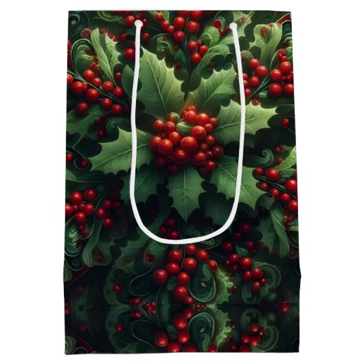 Mistletoe Medium Cadeauzakje (Achterkant)