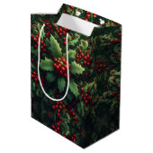 Mistletoe Medium Cadeauzakje (Achterkant Gekanteld)