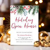 Mistletoe Merriment & Cheer Holiday Open House Kaart
