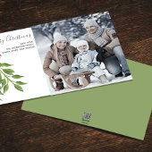 Mistletoe Merry Christmas One Foto Feestdagenkaart