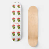 Mistletoe Merry Kerstmis Thunder_Cove Persoonlijk Skateboard (Voorkant)