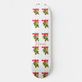 Mistletoe Merry Kerstmis Thunder_Cove Persoonlijk Skateboard (Voorkant)