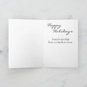 "Mistletoe Messenger", geschikt voor kerstkaarten Feestdagen Kaart (Binnen)