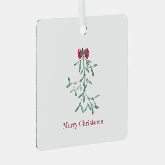 Mistletoe Metalen Ornament (Voorkant Rechts)