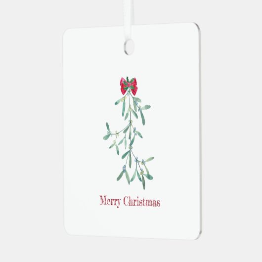 Mistletoe Metalen Ornament (Voorkant links)
