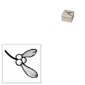 Mistletoe - mini takjes rubberstempel (Gestempeld)