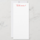 Mistletoe Mischief jaren 50 Illustratie Mode Aankondiging (Achterkant)