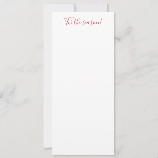 Mistletoe Mischief jaren 50 Illustratie Mode Aankondiging (Achterkant)