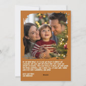 Mistletoe Modern Funny Cat Retro Christmas Photo Feestdagenkaart (Achterkant)