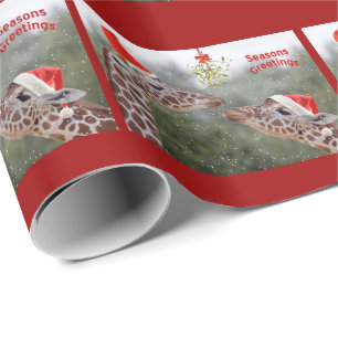 Mistletoe-momenten Verpakkingspapier Cadeaupapier