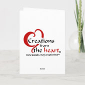 Mistletoe MOOSEtache Feestdagen Kaart (Achterkant)