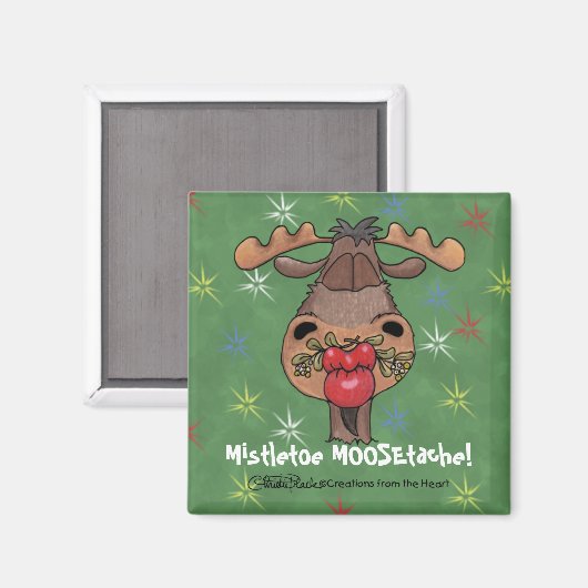 Mistletoe MOOSEtache Magneet (Voorkant / Achterkant)
