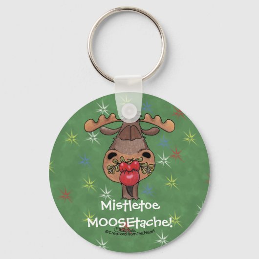 Mistletoe MOOSEtache Sleutelhanger (Voorkant)