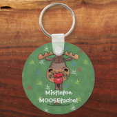 Mistletoe MOOSEtache Sleutelhanger (Voorkant)