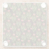 Mistletoe-Onderzetter Glazen Onderzetter (Achterkant)