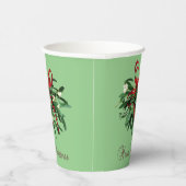 Mistletoe Paper Cup Papieren Bekers (Rechts)