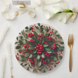 Mistletoe Papieren Bordje