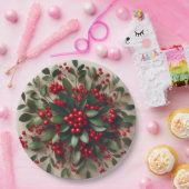 Mistletoe Papieren Bordje (Feest)