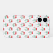 Mistletoe Pattern iPhone 16 Hoesje (Achterkant horizontaal)