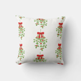 Mistletoe Pattern Reversible Country Kerstmis Kussen