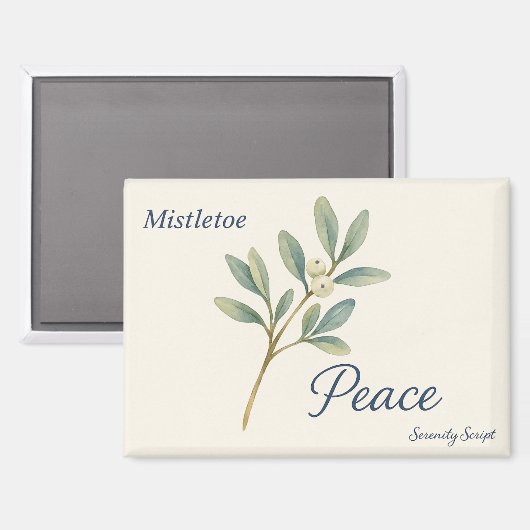 Mistletoe — Peace Magneet (Voorkant / Achterkant)