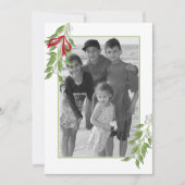 Mistletoe Photo Wenskaart Kaart (Voorkant)
