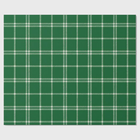Mistletoe Plaid Cadeaupapier (Vlak)