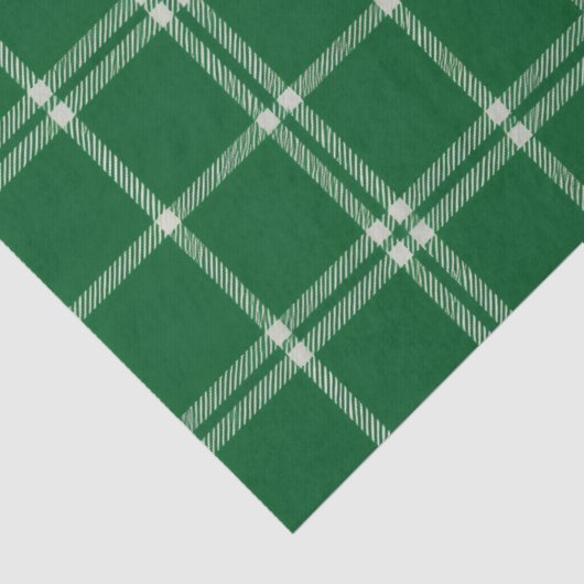 Mistletoe Plaid Tissuepapier (Detail)