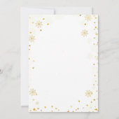 Mistletoe & Prosecco Gouden Kerst Vrijgezellenfees Kaart (Achterkant)