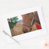 Mistletoe Rechthoekige Sticker (Envelop)