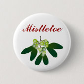 Mistletoe Ronde Button 5,7 Cm (Voorkant)