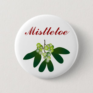 Mistletoe Ronde Button 5,7 Cm