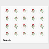 Mistletoe Ronde Sticker (Vel)