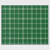 Mistletoe Schotse ruit Cadeaupapier (Vlak)