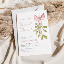 Mistletoe Stof Roze Strik Bruiloft Feest