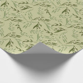 Mistletoe takken. cadeaupapier (Hoek)