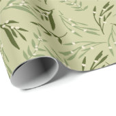 Mistletoe takken. cadeaupapier (Rol Hoek)