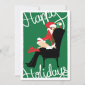 Mistletoe-uitnodiging Kaart (Voorkant)