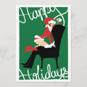 Mistletoe-uitnodiging Kaart