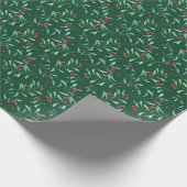 Mistletoe Vakantie Cadeaupapier (Hoek)