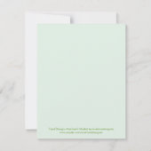 Mistletoe Verloving Foto aankondiging (Achterkant)