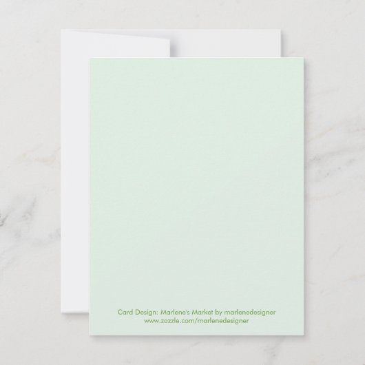 Mistletoe Verloving Foto aankondiging (Achterkant)