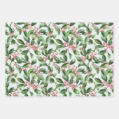 Mistletoe Vintage Christmas Wrapping Paper Sheets (Voorkant 2)
